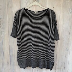 Eileen Fisher Linen Knit Top Size S